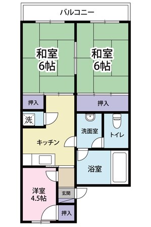 カーサ・ドレミの物件間取画像